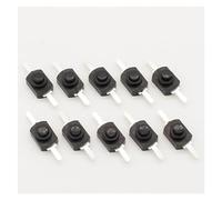 10pcs DC 30V 1A black switch mini push button switch for flashlight
