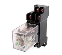 10pcs DC12V Coil 8 Screw Terminal Electromagnetic Power Relay 10A w Socket