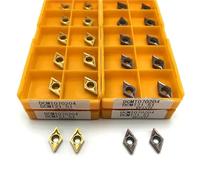 10pcs DCMT070204 DCMT11T304 DCMT11T308 Carbide Insert Internal Turning Tool High Quality Steel Processing CNC(DCMT070204 US735)