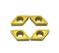 10pcs DCMT11T304 DCMT11T308 VP15TF Cermet Lathe Cutter Tools Turning Tool Cutting Blade CNC Lathe Internal Inserts(DCMT11T304 UE6020)