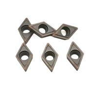 10pcs DCMT11T304 VP15TF Carbide Turning Tool DCMT11T308 CNC Machine Tool Internal Tool UE6020 Lathe Tool DCMT11T304(DCMT11T308 VP15TF)