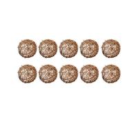 10pcs Decorative Balls Rattan Wear Resistant for Restaurant Cafe Use