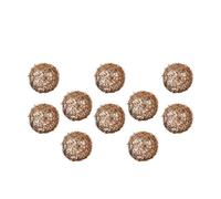 10pcs Decorative Rattan Hanging Balls for Room and Christmas Decor