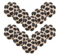 10pcs Decorative Sewing Buttons for Clothing and Wool Sweaters 40l | Plastic Electroplated Finish, Sturdy Craft Choice, Unique Elegant Style, DIY Use for Coats and Cardigans