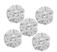 10PCS Deep Conditioning Caps, Aluminum Foil Reusable Hair Processing Caps, Hair Coloring Shower Caps for Home & Salon Hair Styling Steam Cap, Hair Dyeing & Hot Oil Treatment Tools
