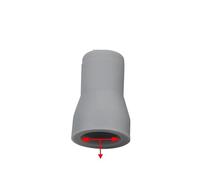 10Pcs Dental Saliva Ejector Suction Adjustable Valve Strong Weak Suction Rubber Snap Tip Adapter Replacement Oral Irrigator Parts(10Pcs 11mm Strong)