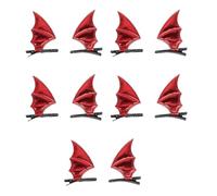 10pcs Devils Skull Wing Hairclip Lolitas Dark Hairpin Creative Halloween Barrettes For Stylish Women