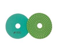 10pcs Dia 4"/100mm Grit 1500# Flexible Wet Polishing Pad Resin Bond Sanding Disc Stone Polisher Pad