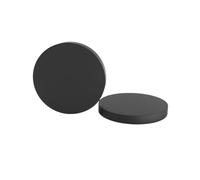 10pcs Diameter 60 mm Round Waterproof EDPM Rubber Shock-absorbing Pad, Height 6mm, 60x6mm