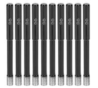 10Pcs Diamond Drill Bit for Ceramic Tile Marble Granite, 6mm Diamond Hole Saw Opener Cutter with Straight Shank, Compatible with Hand Drill and Bench Drill for Hard