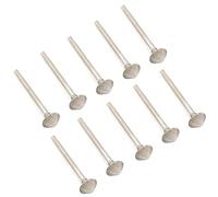 10Pcs Diamond Grinding Head, Coarse Umbrella Type Diamond Grinding Burr Drill Bit Set for Amber, Jade and Gem - 3 x 10mm