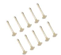 10Pcs Diamond Grinding Head, Fine Umbrella Type Diamond Grinding Burr Drill Bit Set for Amber, Jade and Gem - 3 x 10mm