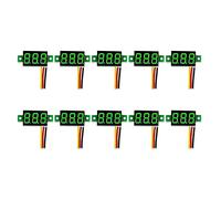 10Pcs Digital 0.28" 3 Wire LED Panel Display Voltage Tester Voltmeter 0-100V Voltage Meter Led Display Voltmeter Panel Mount