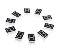 10PCS Digital Tube Segment Common Anode Red 1 Bit Digital Tube 0.56inch Red LED Display Common Cathodes