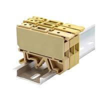 10PCS DIN Rail Fuse Terminal Block ASK1EN Fuse Holder Connector Terminal Block SAK 4MM² Cable Wire Connector ASK1/EN With R055(ASK1EN,10A)