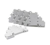 10Pcs DIN Rail Terminal Block DIKD 1.5 Triple Level, Screw Connectors For Sensor/Actuator,Industrial Electrical Blocks