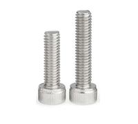 10pcs DIN912 M1.4 .6 M2 .5 M3 M4 M5 M6 M8 M10 A2-70 304 Stainless Steel Allen Hexagon Hex Socket Cap Head Screw Bolt(30mm,M5 x10pcs)