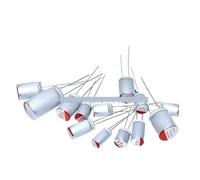 10Pcs DIP Solid Electrolytic Capacitor 25V 47UF 100UF 220UF 270UF 330UF 470UF 560UF 680UF 820UF 1000UF BIANMTSW(25V270UF 8X12)