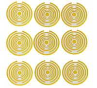 10pcs Disk Coil Stickers Lakhovsky MWO EMFS Polarizing Disc Charm 3cm/1.18inch Multi-Wave Oscillator Coil Water Energization & Harmonic Balancing