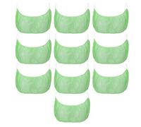 10pcs Disposable Bras Nonwoven General Size Disposable Brassieres for Foot Bath Beauty Salon Spa Sauna (Green)