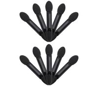 10pcs Disposable Dual Sided Rounded Eyeshadow Brush Sponge Applicator