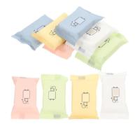 10pcs Disposable Travel Face Towel Mini Compressed Woven Fabrics | Portable Skin Friendly Absorbent Cloth for Outdoor Use, Face Washing and Travel, Compact Mini Size