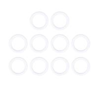 10pcs DIY Circular Ring Round Ring Rings Kids Decor Craft Foam Hoop Polystyrene Ring Circle Foam Ring Child DIY Accessory DIY Foam Ring Polystyrene Circular Ring Frames White