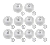 10PCS DIY Empty Stress Balls Making Kit, Blank Skins Pressure Balls with Empty Skin Base, Vacuum Squishes Stress Ball Making Kits, Make Your Own Fidget Pressure Ball for Adults