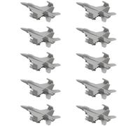 10PCS DIY Model 1/2000-1/350 Scale EA-18G Growler Carrier-based Electronic Warfare Aircraft Simulation Folded Wing Escort Battleplane Military Model(1/350 (52mm))