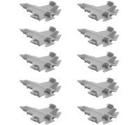 10PCS DIY Model Folded Wing F-35C Multirole Combat Aircraft 3D Military Model Simulation Shipborne Airplane With Landing Gear(1/700 (22mm))