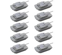 10PCS DIY Model M1A2 Main Battle Tanks 1/700 1/350 Micro Mini Heavy Machine Static Model Resin Model For DIY Military Collection(1/700 (13mm))