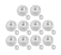 10PCS DIY Stress Ball Making Kit,Milky Blank Skins Empty Stress Ball Kit,Vacuum Squish-y Pressure Balls for Sensory & Stress Relief, Make Your Own Fidget Pressure Balls for Adults