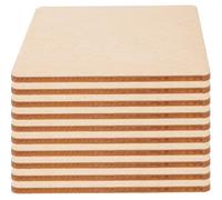 10pcs DIY Wooden Planks for Architecture Model Materials, 4x4 Inch