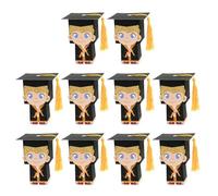 10pcs Doctor Hat Gift Boxes for Boys Graduation Candy Paper Packaging