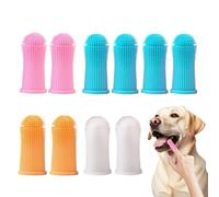 10Pcs Dog Toothbrush Set, 360° Dog Tooth Brushing Kit, Silicone Pets Teeth Cleaning Toothbrushs Kit, Cat Tooth Brush, Finger Toothbrushs for Dogs & Small Pets Dental Care