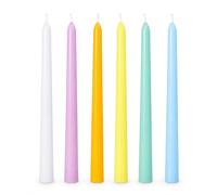 10PCS Dopamine Colors Taper Candles, Long Lasting Dinner Candles, Long Candles