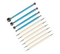 10Pcs Dotting Tools, Ball End Dot Art Tools for Rock Painting, Pottery Clay Modeling Embossing Art Mandala