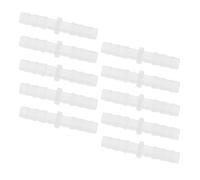 10pcs Double Ended Pp Straight Barb Hose Connector Repair Kit