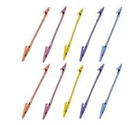 10Pcs Double Head Metal Note Clips 360 Degree Rotating Holder Clip for Memos Photos Picture Document Organiser Rotating Clips
