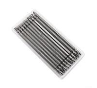 10pcs Double Head Screwdriver Bits PH2 x 6mm Slot, Magnetic Alloy Steel Drill Bit Set for Electric Hand Drill, Wind Batch, Hex Driver(150mm)
