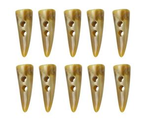 10Pcs Double Hole Button 3cm Resin Sewing Button Fasteners for Coat Clothing Repair Bag Sewing Accessories Resin Horn Buttons for Clothing