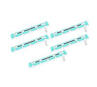 10Pcs Double Linear Slide Potentiometer 75MM Volume Control Electronic Potentiometer 10K Ohm Fader Variable Resistors Mixer Straight for Dimming Tuning