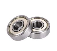 10pcs Double Shielded Miniature Ball Bearings, Featuring 8x22x7mm and Other Assorted Sizes, for Skateboard Use,10pcs,3x8x4mm