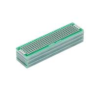 10pcs Double Sided PCB Board 2x8cm, 2.54mm Pitch, FR4 Universal Prototyping Circuit Board