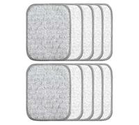 10PCS Double-Sided Steel Wire Cotton Dishcloth, Thickened Absorbent Heavy-Duty Kitchen Cleaning Cloth with Dual Action Scrubbing & Wiping for Dishes/Pots/Pans, Kitchen Cleaning Essential