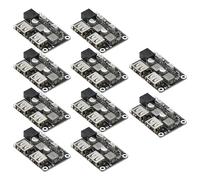 10PCS Double USB Fast Charging Voltage Reducing Module 6-30V 12V 24V Car Phone Charging Car Mobile Phone Charging Intelligent Device Recognition
