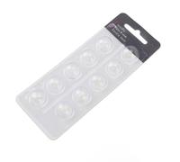 10pcs Double Vent Bass Dome Accessory Single Layer Double Vent Silicone Replacement Domes for MiniFit Transparent Small Size 8mm