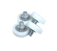 10pcs DR22-C2-L8W7M6 POM OD 22mm 3D Printer Sliding Guide Wheel and Display Cabinet Pulley DR19 DR22 DU22 DR26 DR28 DR30(DR22-C1L8W7M6)