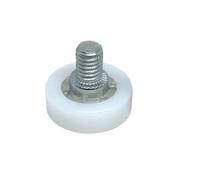 10pcs DR26 C1L8W7M6 26mm Diameter POM Vending Machine Sliding Bolt Rollers and Commercial Cabinet Plastic Bearing Guide Wheels(DR19-C3L8W6M6)