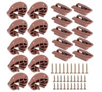 10PCS Drawer Slide Track Guide Glide for kenlin for Rite Trak 2 for Center Mount Drawer for Dressers, for Hutches and for Nightstand Drawer